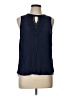 Pale Sky 100% Rayon Blue Sleeveless Blouse Size L - photo 1