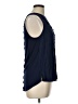Pale Sky 100% Rayon Blue Sleeveless Blouse Size L - photo 4
