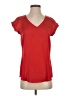 Express 100% Cotton Red Short Sleeve Top Size XS - photo 1