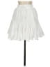Saints + Secrets 100% Polyester Solid White Casual Skirt Size XS - photo 1
