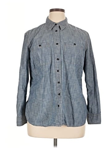 Lauren Jeans Co. Long Sleeve Button-Down Shirt (view 1)