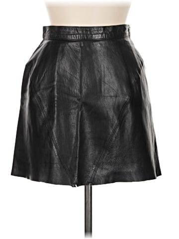 MAXIMA Faux Leather Skirt (view 1)
