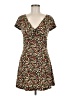 Assorted Brands Floral Black Casual Dress Size 6 - photo 1
