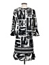 BCBGMAXAZRIA Graphic Black Casual Dress Size S - photo 2