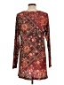 Soft Surroundings Floral Multi Color Burgundy Long Sleeve Top Size L - photo 2