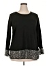 Avenue Black Pullover Sweater Size 18 - photo 1