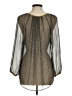 Burning Torch Gold 3/4 Sleeve Blouse Size M - photo 2