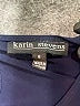 Karin Stevens 100% Polyester Graphic Blue Cocktail Dress Size 6 - photo 7