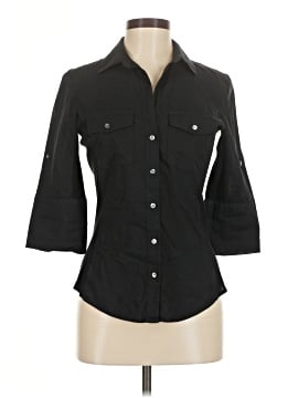 James Perse 3/4 Sleeve Button Down Shirt
