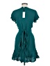 BCBGeneration 100% Rayon Teal Cocktail Dress Size M - photo 2