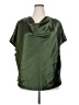 Shein Curve 100% Polyester Green Short Sleeve Blouse Size 18 Plus (3) - photo 1