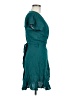 BCBGeneration 100% Rayon Teal Cocktail Dress Size M - photo 4