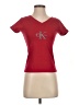 CALVIN KLEIN JEANS Red Short Sleeve Top Size 1 (estimated) - photo 1