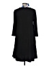 Leota Solid Black Casual Dress Size L - photo 2