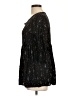 Haute Monde Black 3/4 Sleeve Blouse Size L - photo 5