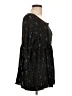 Haute Monde Black 3/4 Sleeve Blouse Size L - photo 4