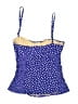 Jantzen Polka Dots Blue Swimsuit Top Size 12 - photo 2