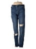 Free People Hearts Blue Jeans Size 28 waist - photo 1