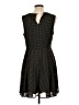 Express Polka Dots Black Casual Dress Size 12 - photo 2