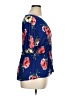 Rue Juju Blue Short Sleeve Blouse Size XL - photo 4