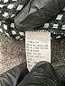 SOMETHING, SOMEWHERE 100% Rayon Houndstooth Black Jumpsuit Size L - photo 5