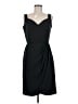 Bloomingdale's Solid Black Cocktail Dress Size M (estimated) - photo 1