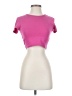 Zara Pink Short Sleeve Turtleneck Size S - photo 1
