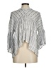 En Creme 100% Rayon Silver 3/4 Sleeve Blouse Size M - photo 2