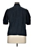 Evereve Blue Short Sleeve Blouse Size XL - photo 2