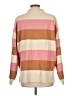 Wishlist Apparel Stripes Tan Pullover Sweater Size L - photo 2