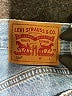 Levi's 100% Cotton Blue Denim Shorts Size 26 waist - photo 3
