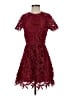 Saylor 100% Polyester Burgundy Cocktail Dress Size S - photo 1