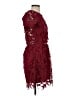 Saylor 100% Polyester Burgundy Cocktail Dress Size S - photo 4