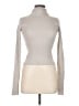 GRL Gray Ivory Turtleneck Sweater Size M - photo 1