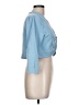 Mountain Lake Blue 3/4 Sleeve Blouse Size L - photo 4