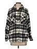 Zara Plaid Gray Coat Size S - photo 1