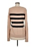 Ann Taylor LOFT Stripes Tan Pullover Sweater Size M - photo 2