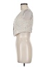 Shein Ivory Sleeveless Button-Down Shirt Size 6 - photo 5