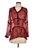 Sundance Red 3/4 Sleeve Blouse Size S - photo 1