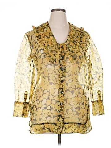 Ganni 3/4 Sleeve Blouse (view 1)