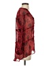 Sundance Red 3/4 Sleeve Blouse Size S - photo 4