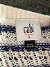 CAbi Stripes Silver Pullover Sweater Size S - photo 7