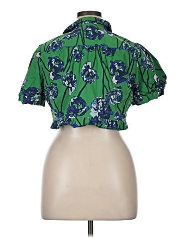 Diane von Furstenberg Short Sleeve Blouse (view 2)