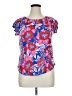 Sigrid Olsen Pink Short Sleeve Blouse Size XL - photo 1