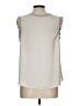 decker 100% Polyester Ivory Sleeveless Blouse Size L - photo 2