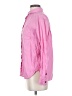 Athleta 100% Linen Color Block Pink Long Sleeve Button-Down Shirt Size XXS - photo 5