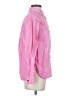 Athleta 100% Linen Color Block Pink Long Sleeve Button-Down Shirt Size XXS - photo 4
