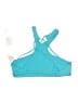L Space Solid Teal Swimsuit Top Size XS - photo 2