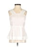 Maeve 100% Polyester Ivory Sleeveless Blouse Size 0 (petite) - photo 1