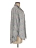 Billy T 100% Lyocell Gray Long Sleeve Blouse Size M - photo 4